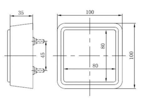 Rear Position Lamp/Rear End-Outline Marker Lamp