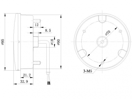 LED Rear Combination Lamp (Fog/Reverse)