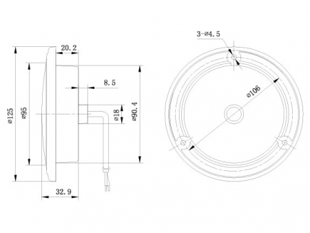 LED Rear Combination Lamp (Fog/Reverse)