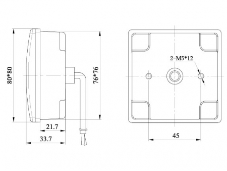 LED Rear Combination Lamp (Fog/Reverse)