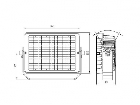 LED Work Lamp, 8x10 Series