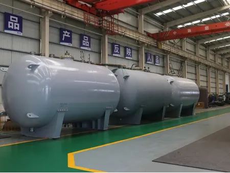 Glass-Lined Storage Tank, Horizontal Type