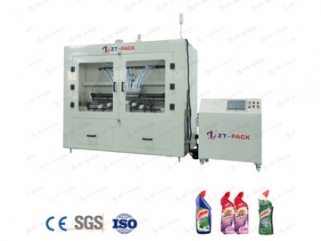 100ml-1000ml Corrosive Liquid Filling Line (Harpic Toilet Cleaner Packaging)