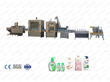 Shampoo / Hand Wash Gel Filling & Packaging Line