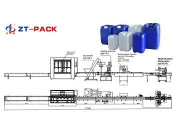 4L-30L Drum Gallons Edible Oil Filling Line