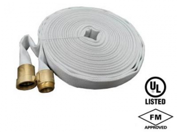 Single Jacket Fire Hose with EPDM Rubber Liner