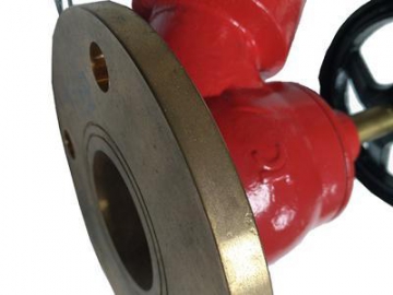 Oblique Landing Valve for Fire Hydrant System