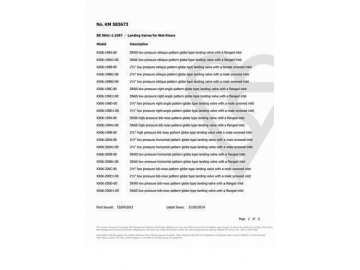 Pressure Regulating Landing Valve