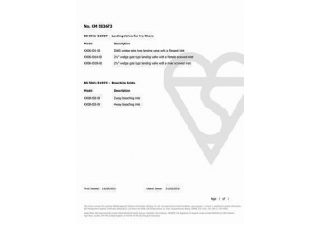 Pressure Regulating Landing Valve