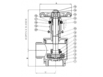 Pressure Regulating Fire Hose Valve