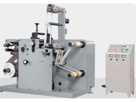 Label Slitter Rewinder with Rotary Die Cutter, FQ-330R/450R