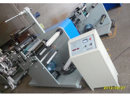 Label Slitter Rewinder with Rotary Die Cutter, FQ-330R/450R