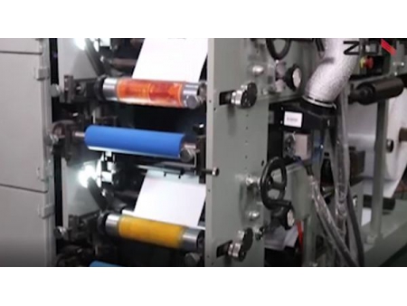 6 Color Flexographic Printing Machine with Three Die Cutting Station, LRY-330/450