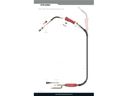 QTB-600A, MIG/MAG Welding Gun