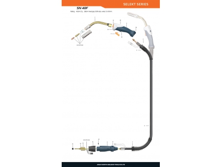 SN 40F  MIG/MAG Welding Gun