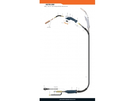 SQTB200  MIG/MAG Welding Gun