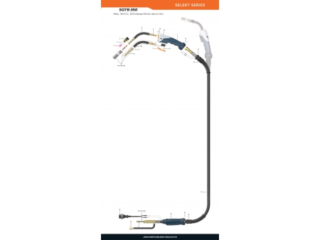 SQTB350  MIG/MAG Welding Gun