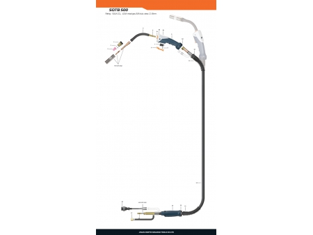 SQTB500  MIG/MAG Welding Gun