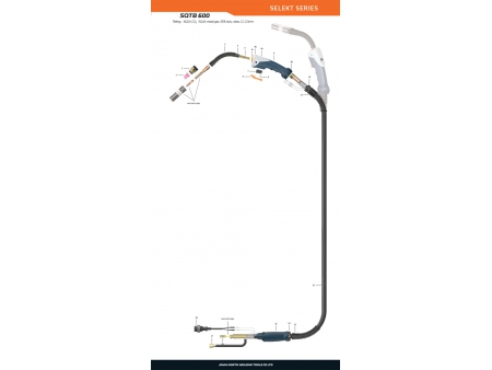 SQTB600  MIG/MAG Welding Gun