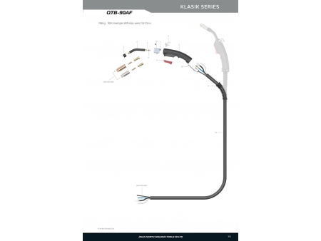 QTB-90AF, MIG/MAG Welding Gun