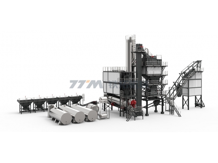 Asphalt Mixing Plant (with Side Storage Bin), PLB Series