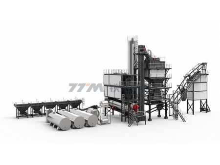 Asphalt Mixing Plant (with Side Storage Bin), PLB Series