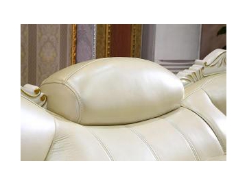 B008 Antique Leather Sofa