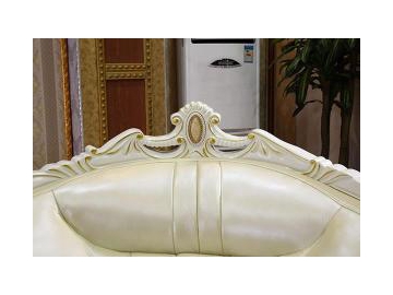 B008 Antique Leather Sofa