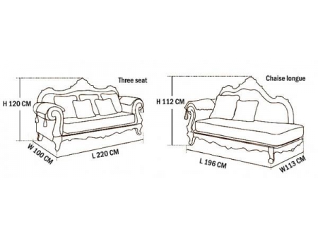 B011 Classic Leather Sectional Sofa