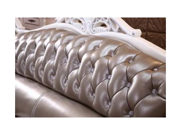 B011 Classic Leather Sectional Sofa