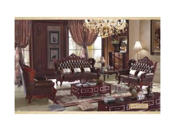 B188 Vintage Leather Sofa