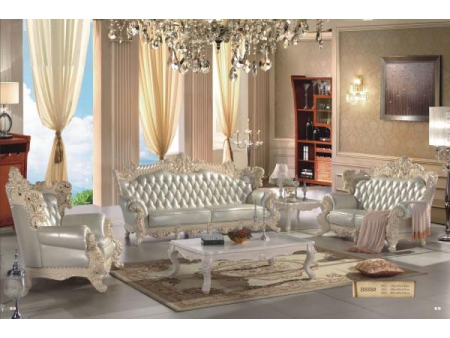 B888 Classic Leather Sofa Set