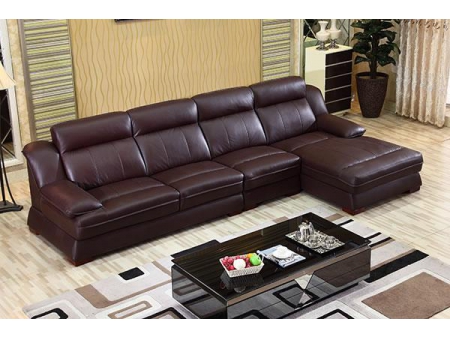 GF089 Contemporary Leather Sectional Sofa