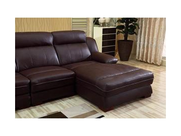 GF089 Contemporary Leather Sectional Sofa