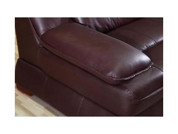 GF089 Contemporary Leather Sectional Sofa