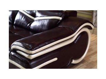 GF096B Contemporary Leather Sofa