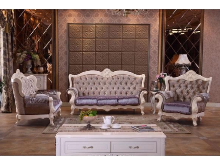 C606 3-Seater Fabric Sofa Set