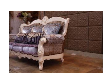 C606 3-Seater Fabric Sofa Set