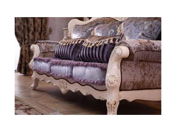 C606 3-Seater Fabric Sofa Set