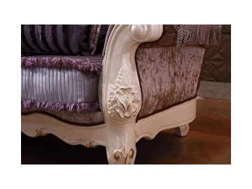C606 3-Seater Fabric Sofa Set