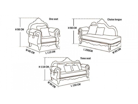 C803 Living Room Fabric Sectional Sofa