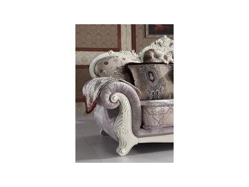 C869 Antique Fabric Sofa