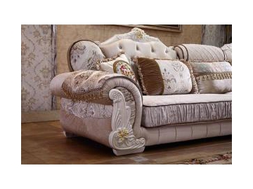C876 Classic Fabric Sofa