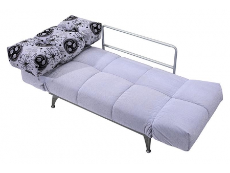 Folding Arm Fabric Sofa Bed