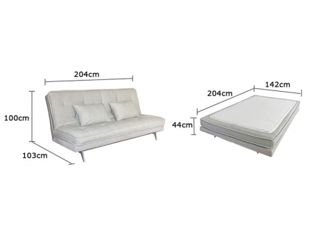 Click Clack Fabric Sofa Bed