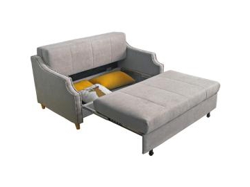 Folding Fabric Storage Sofa Bed