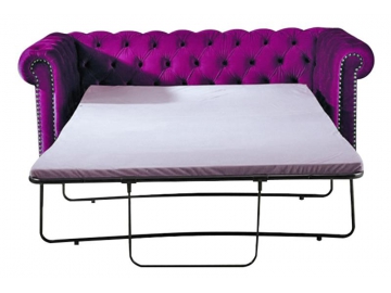 Fabric Chesterfield Sofa Bed