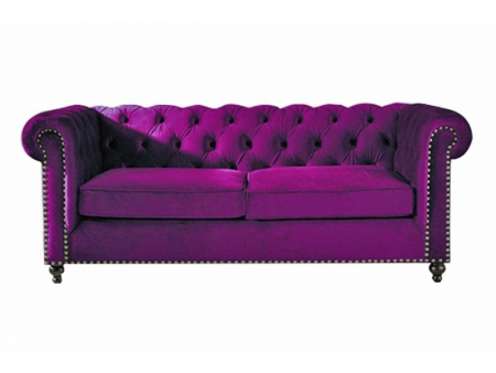 Fabric Chesterfield Sofa Bed