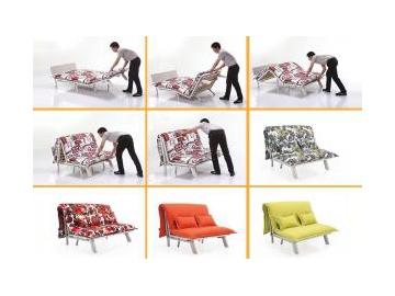 Metal Frame Folding Sofa Bed