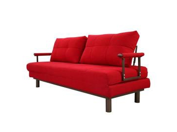 AD109 Wood Frame Fabric Sofa Bed